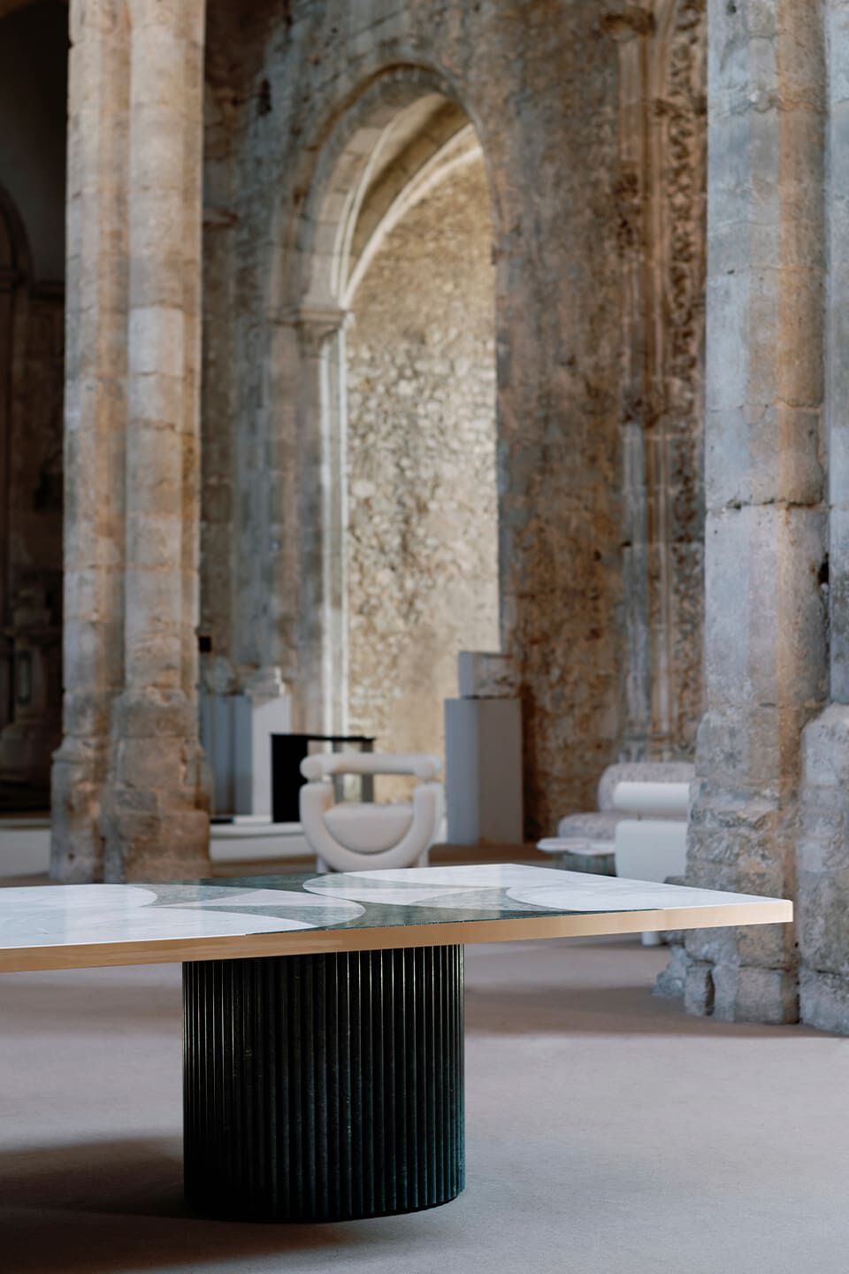 Прямоугольный мраморный стол Greenapple Biloba ARCH-00069119 - Вид №8