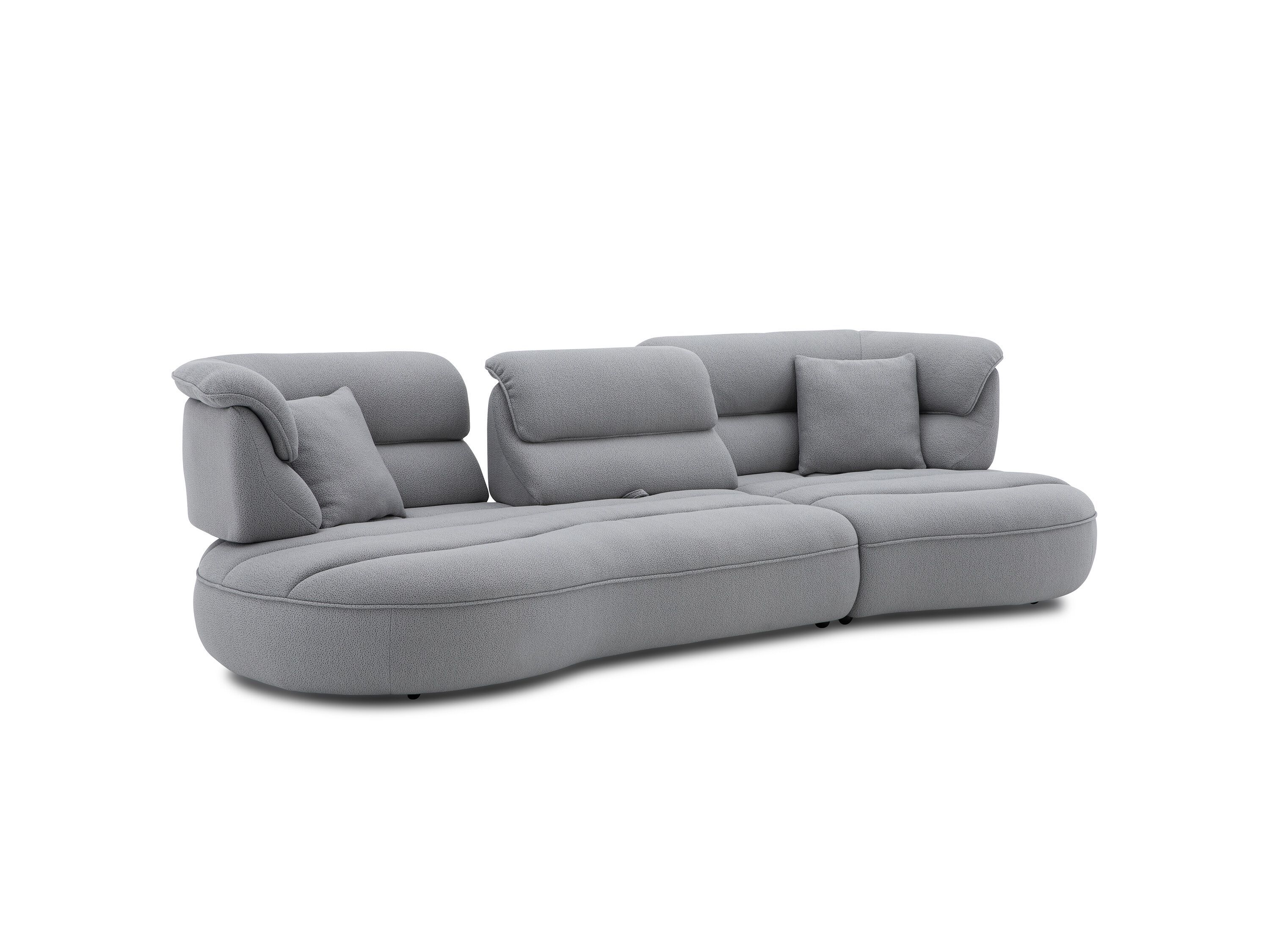 Модульный угловой диван из ткани CAMPO DE' FIORI SHROOM ARCH-00028651 - Вид №5