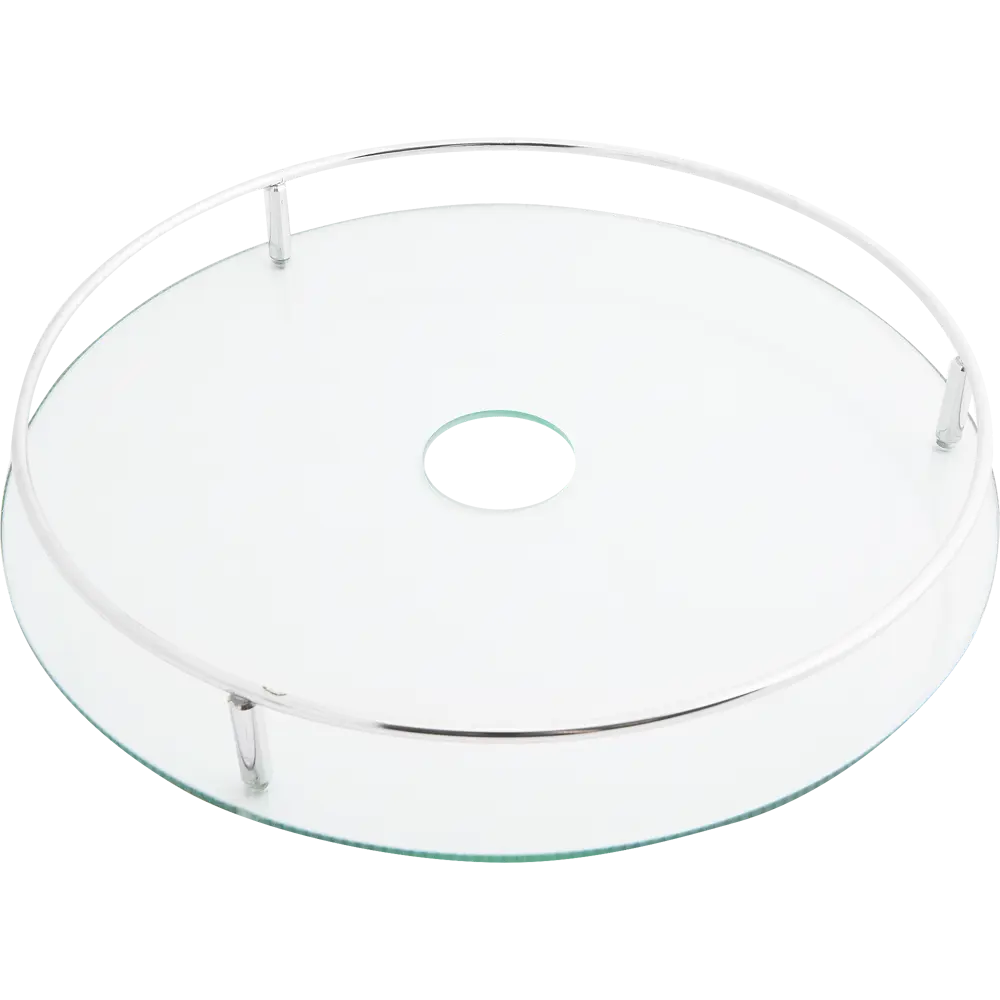Полка стеклянная 35 см, хром Santreyd STLM-2065363