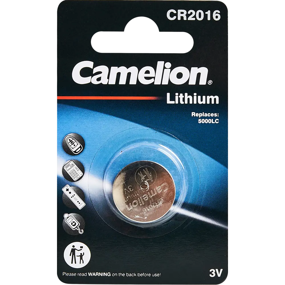 Литиевая батарейка Santreyd CR2016-BP1 для энергоемких устройств 89350627 STLM-1423561