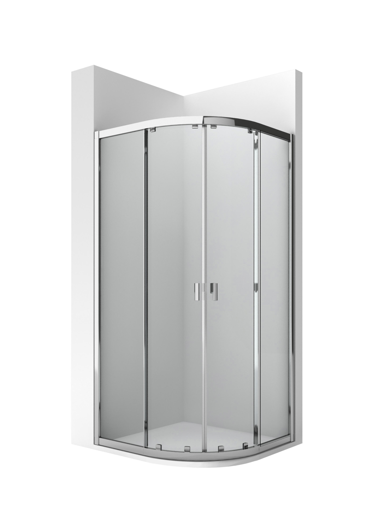 AM241......... MR - Угловой душ с 2 раздвижными створками + 2 стационарными ROCA Easy