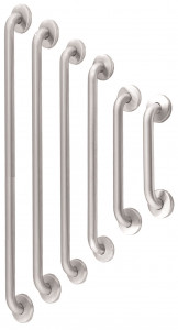 BR0400CS 537 мм прямой поручень с матовым покрытием mediclinics