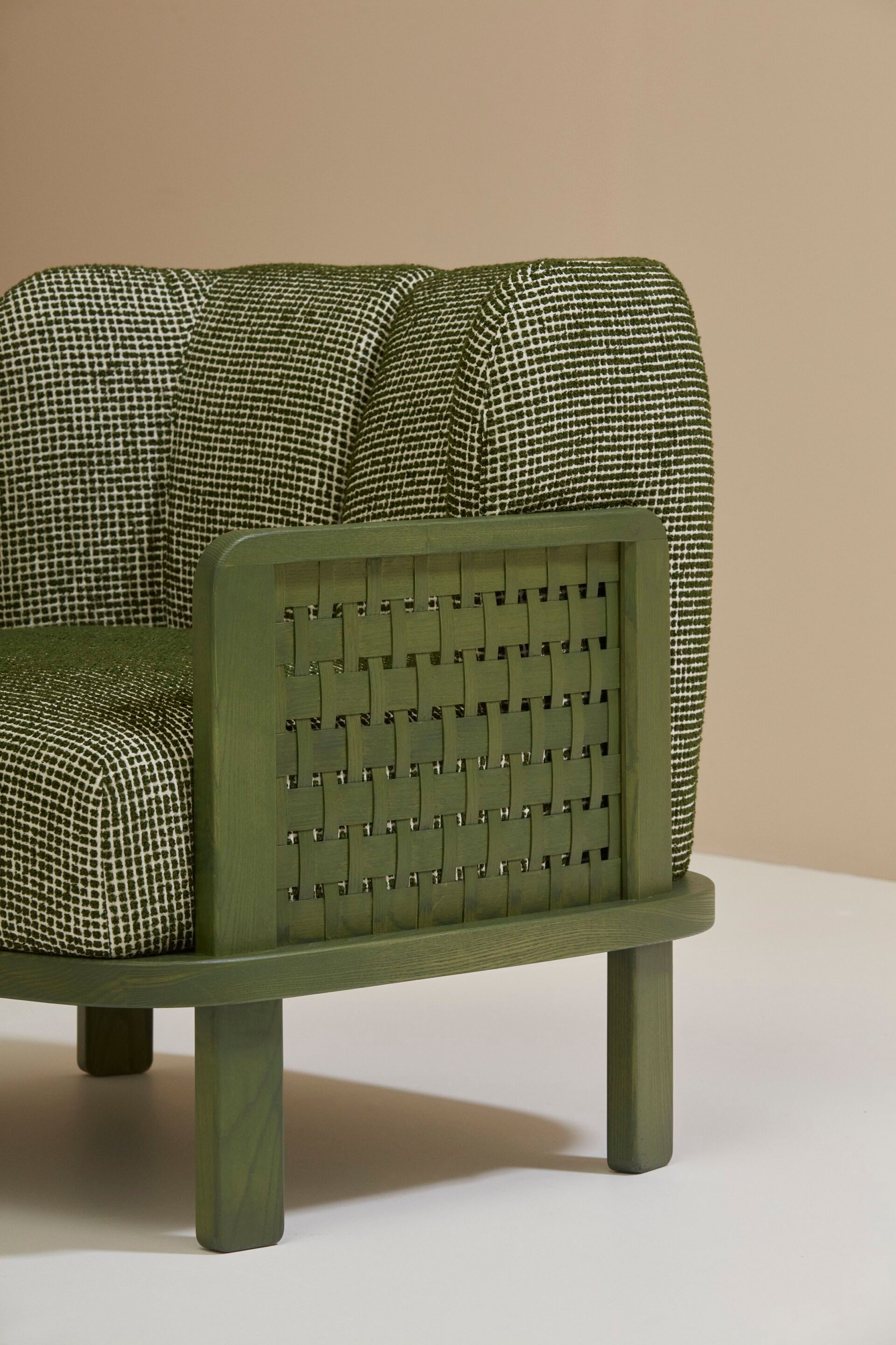 Кресло из ясеня с подлокотниками Billiani Raquette ARCH-00013228 - Вид №5