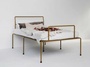 Atelier Haußmann Односпальная кровать из стали