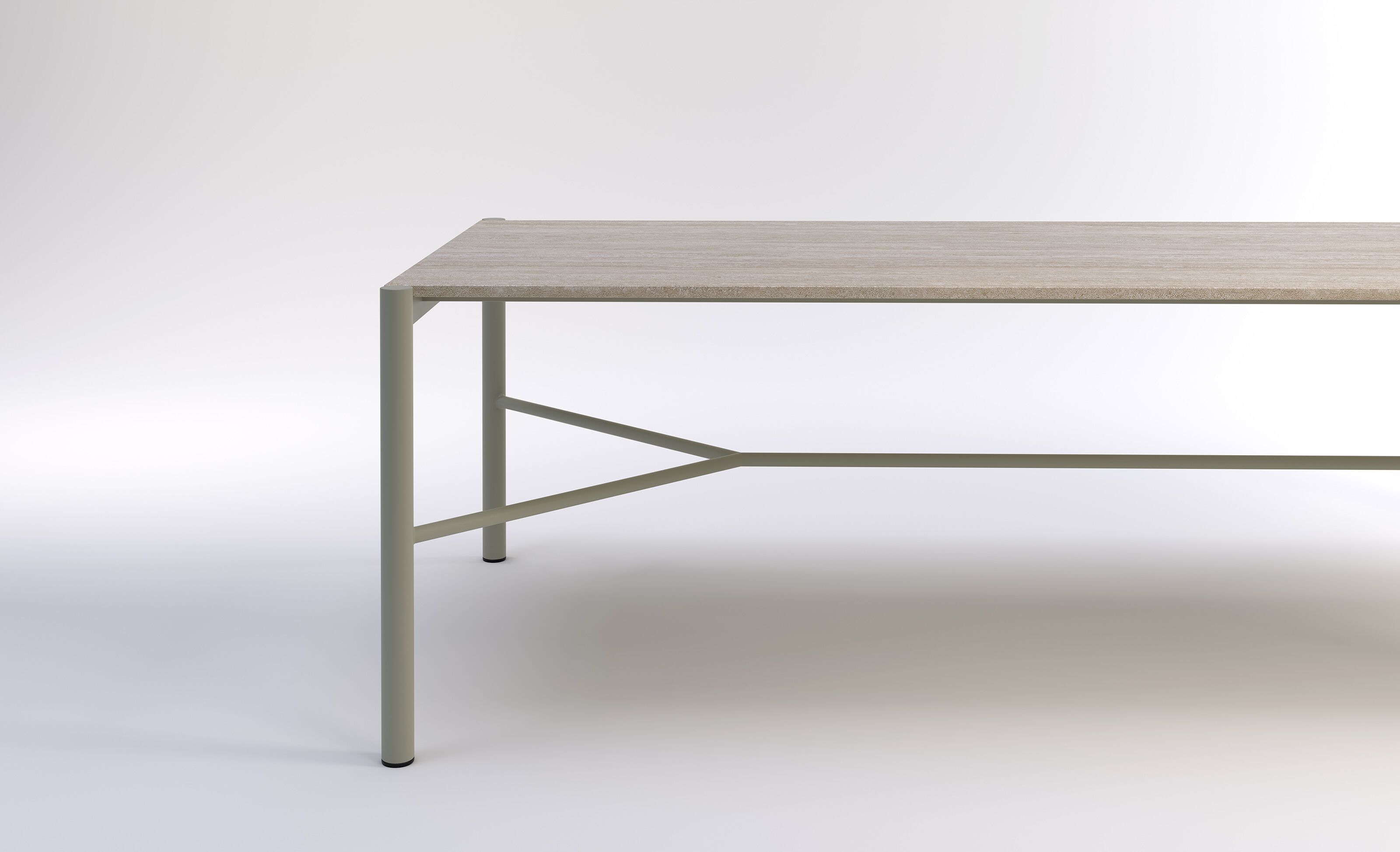 Прямоугольный каменный обеденный стол Phase Design Fryman ARCH-00104383 - Вид №4