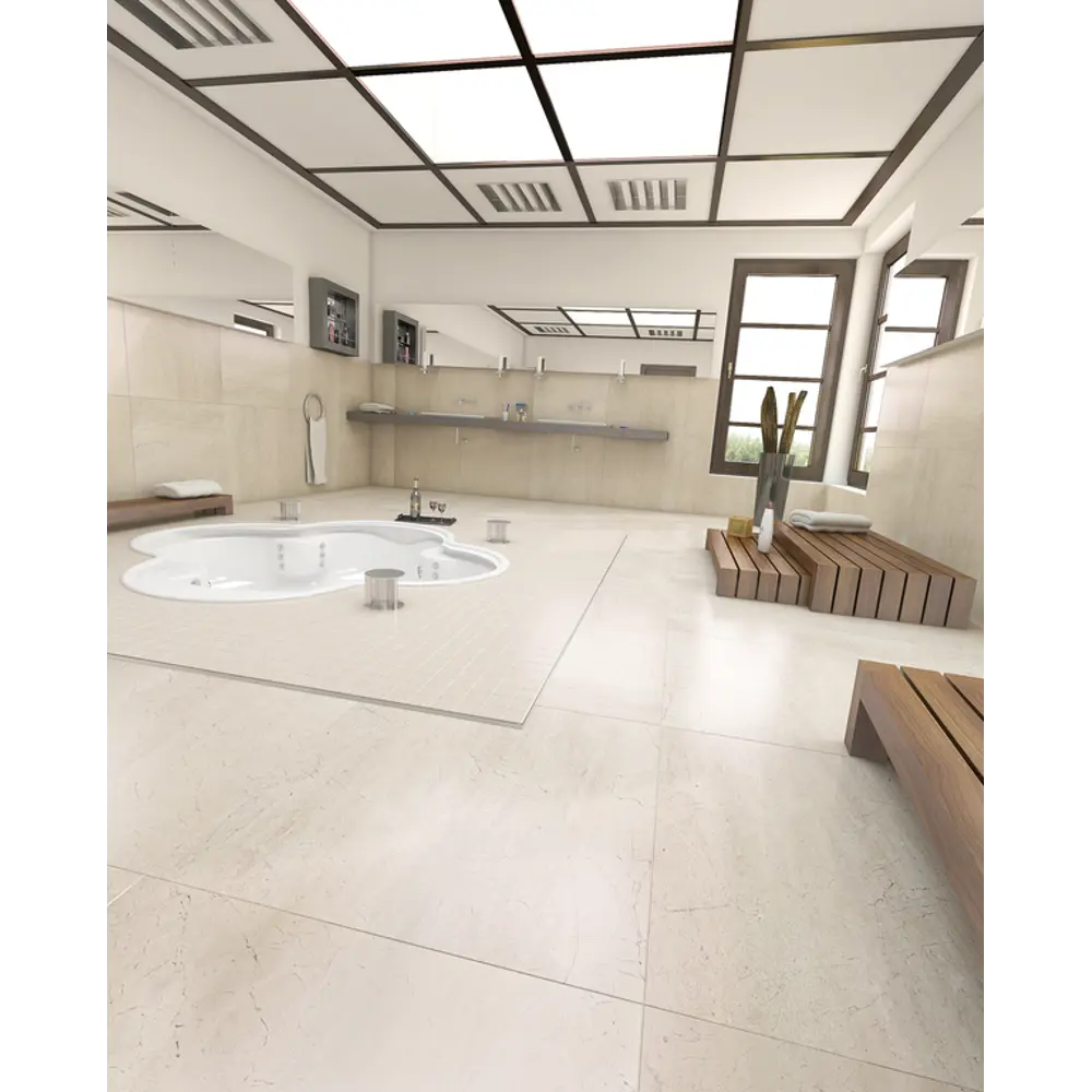 Керамогранит Golden Tile Crema Marfil 60.7x60.7 см 1.105 м² цвет бежевый 82754018 STLM-2076247 - Вид №4