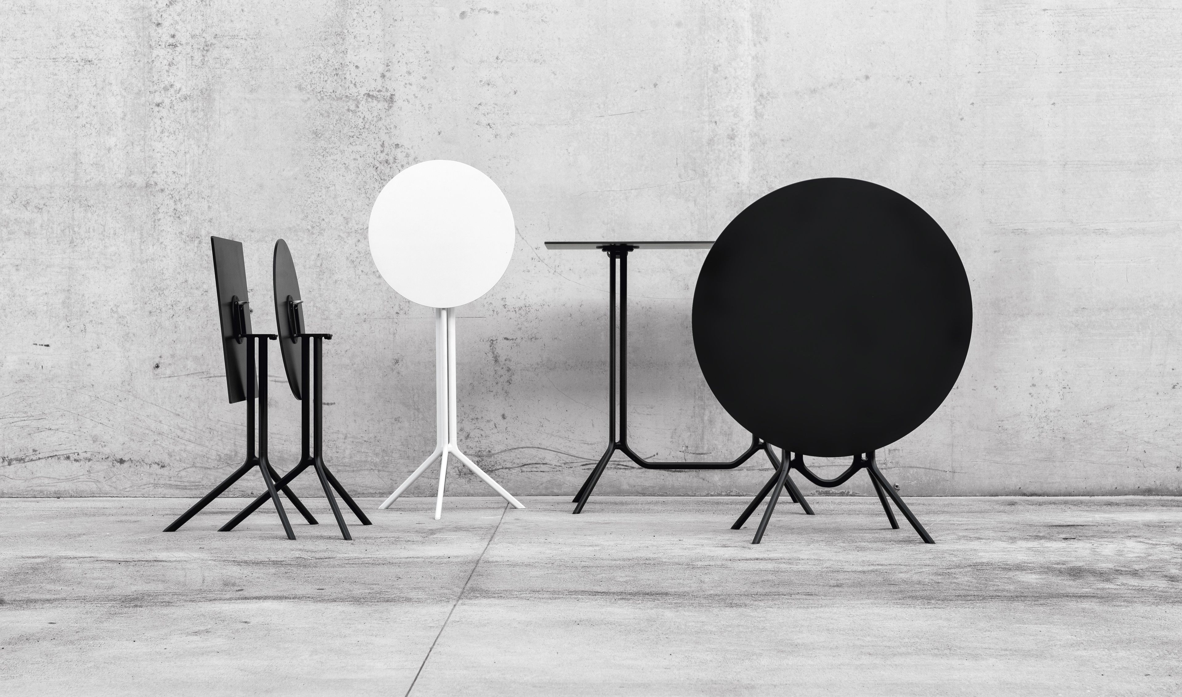 Квадратный складной журнальный столик Kristalia Poule ARCH-00133917 - Вид №4