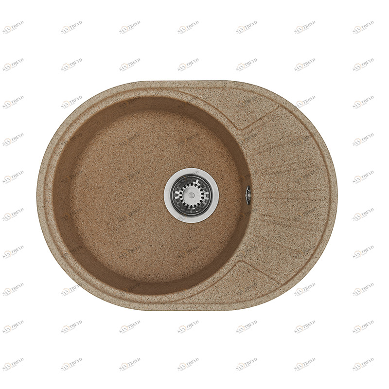 1A711232CS270 Мойка кухонная прямоугольная AQUATON ЧЕЗАНА