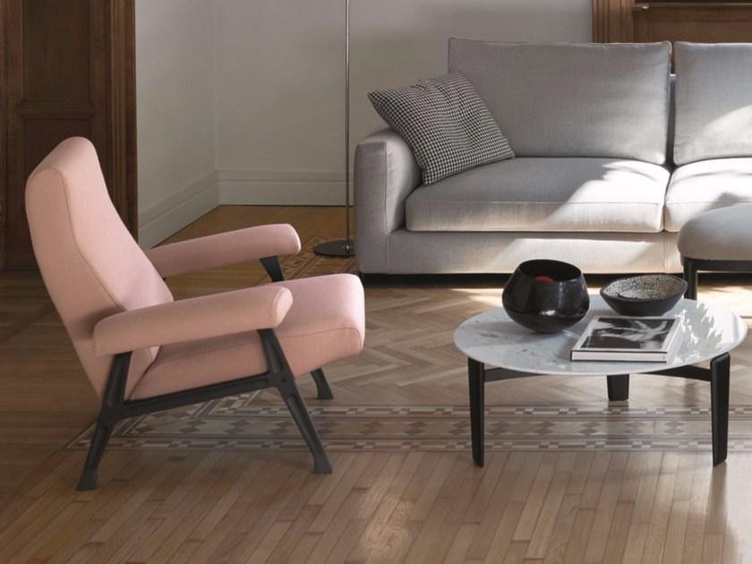 arflex Кресло с обивкой из ткани с подлокотниками Hall sun-id-1397682 - Вид №4