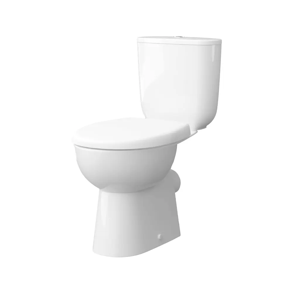 Унитаз-компакт Керамин Гольф горизонтальный выпуск одинарный слив STLM-2206132 - Вид №1