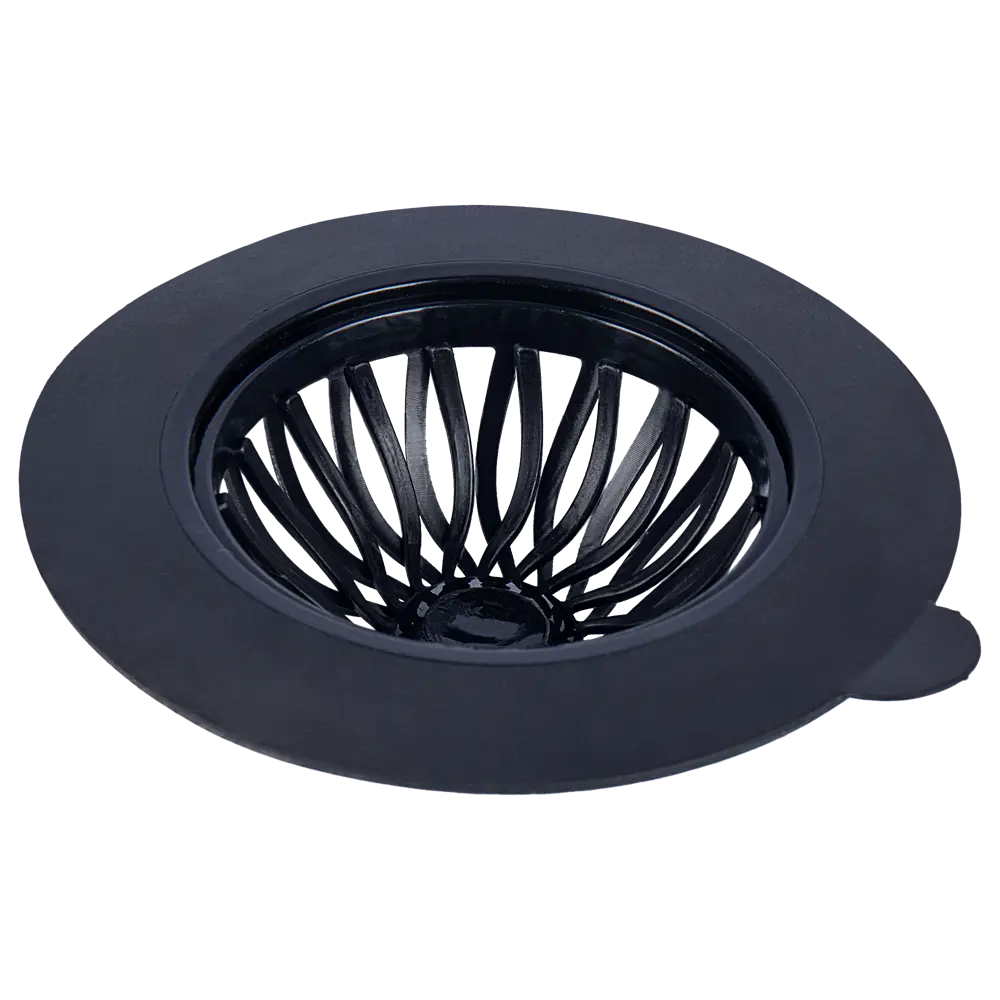 Ситечко для мойки 12 см Vidage термопластичная резина цвет черный STLM-2068078