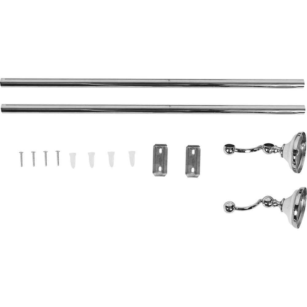 Держатель для полотенец Swensa Brissen Aster цвет хром глянцевый STLM-2042241 - Вид №2