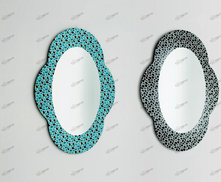 Glas Italia Зеркало настенное овальное в раме sun-id-1516081