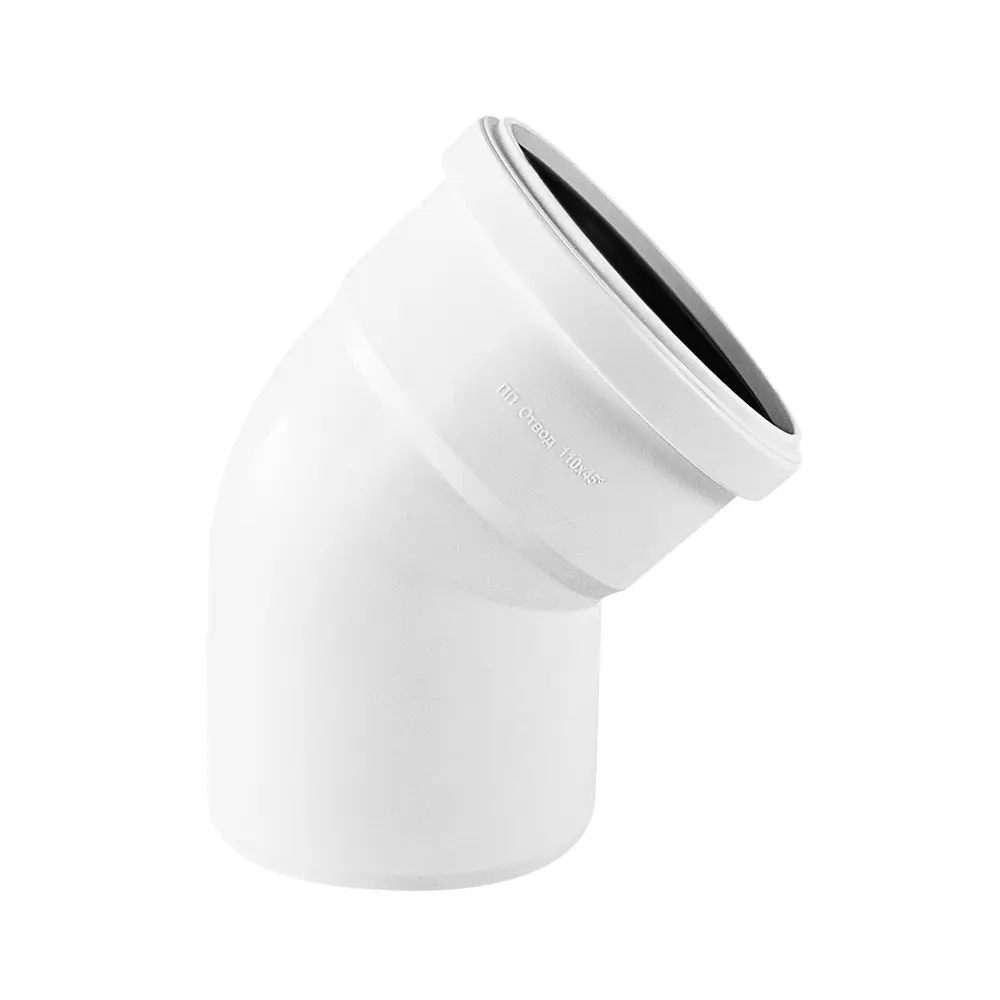 Отвод канализационный 45° малошумный MONLID D110 мм полипропилен STLM-2108399 - Вид №1