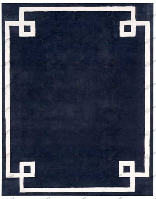 Ковер Navy Bordered 300х500 DOLLY CAPRETS ДИЗАЙНЕРСКИЕ 119799 Синий;белый 