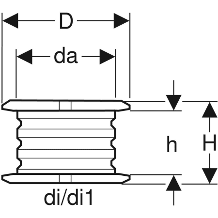 603.702.00.1 Колодка для хомута Geberit Geberit  - Вид №3