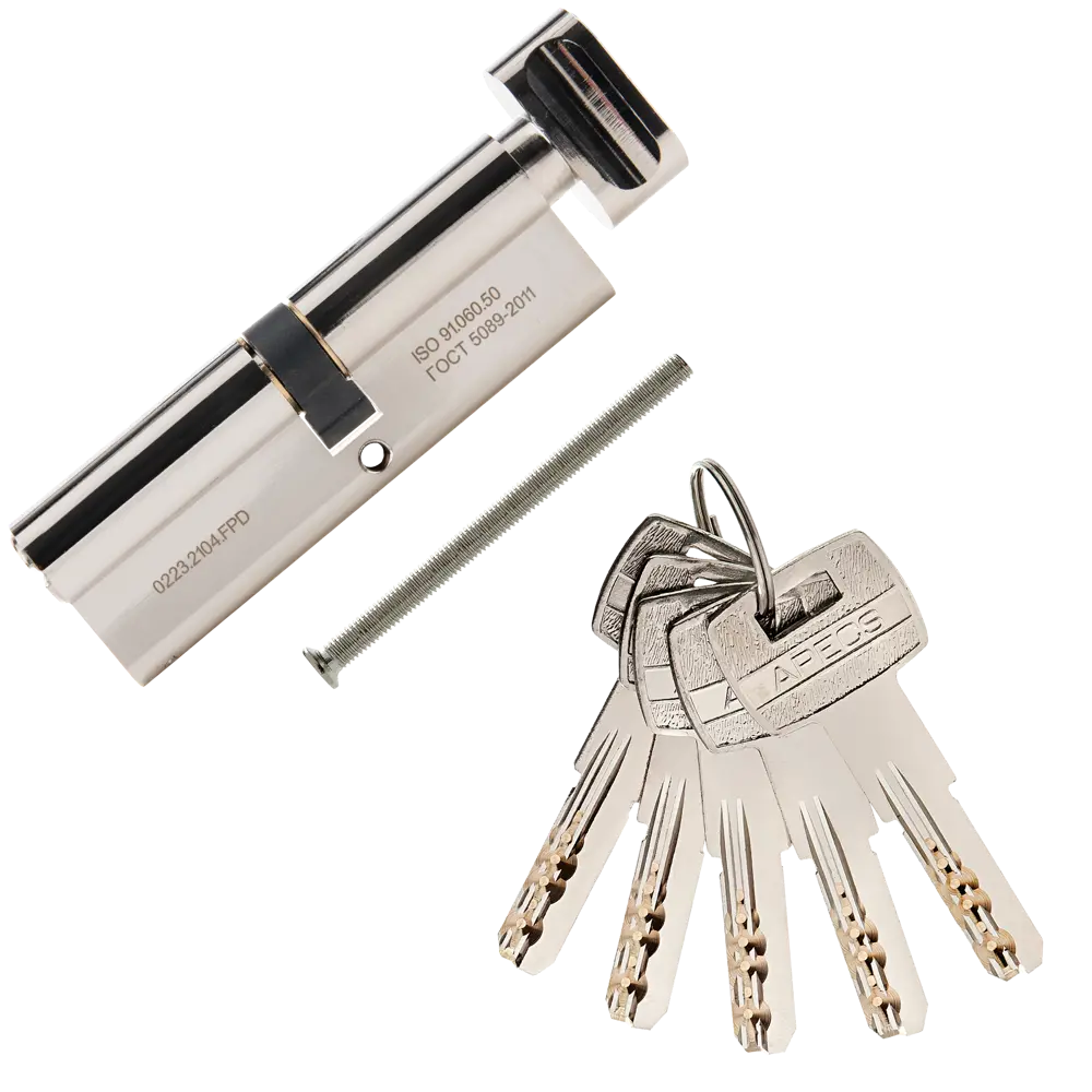 APECS Pro LM-95 Цилиндровый механизм с вертушкой для всех типов дверей 84168076 SM STLM-0899555 - Вид №1