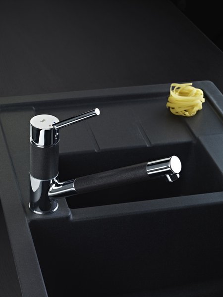 283116 Смеситель Teka AUK 978 Topaz beige 1/2" Испания  - Вид №1