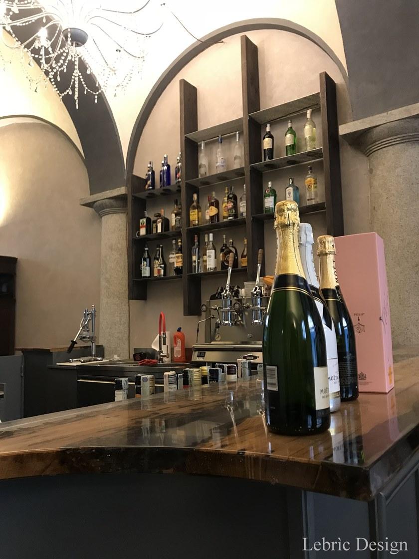 ANTICO TRENTINO Барная стойка из дерева Briccola Lebrìc design - legno e resina sun-id-1516292 - Вид №4