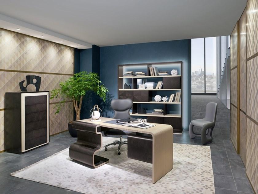 Carpanelli Деревянный стол с ящиками Optical skin Sc29 - Вид №2