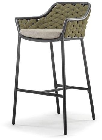 MOBIKA GARDEN Табурет садовый высокий алюминиевый с подлокотниками Split sun-id-1501433 - Вид №1