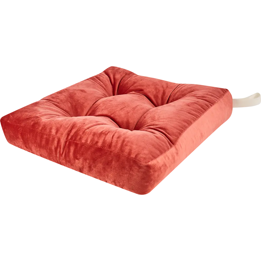 Подушка для стула Jimena 40x40 см цвет красный SEASONS STLM-2156550 - Вид №1