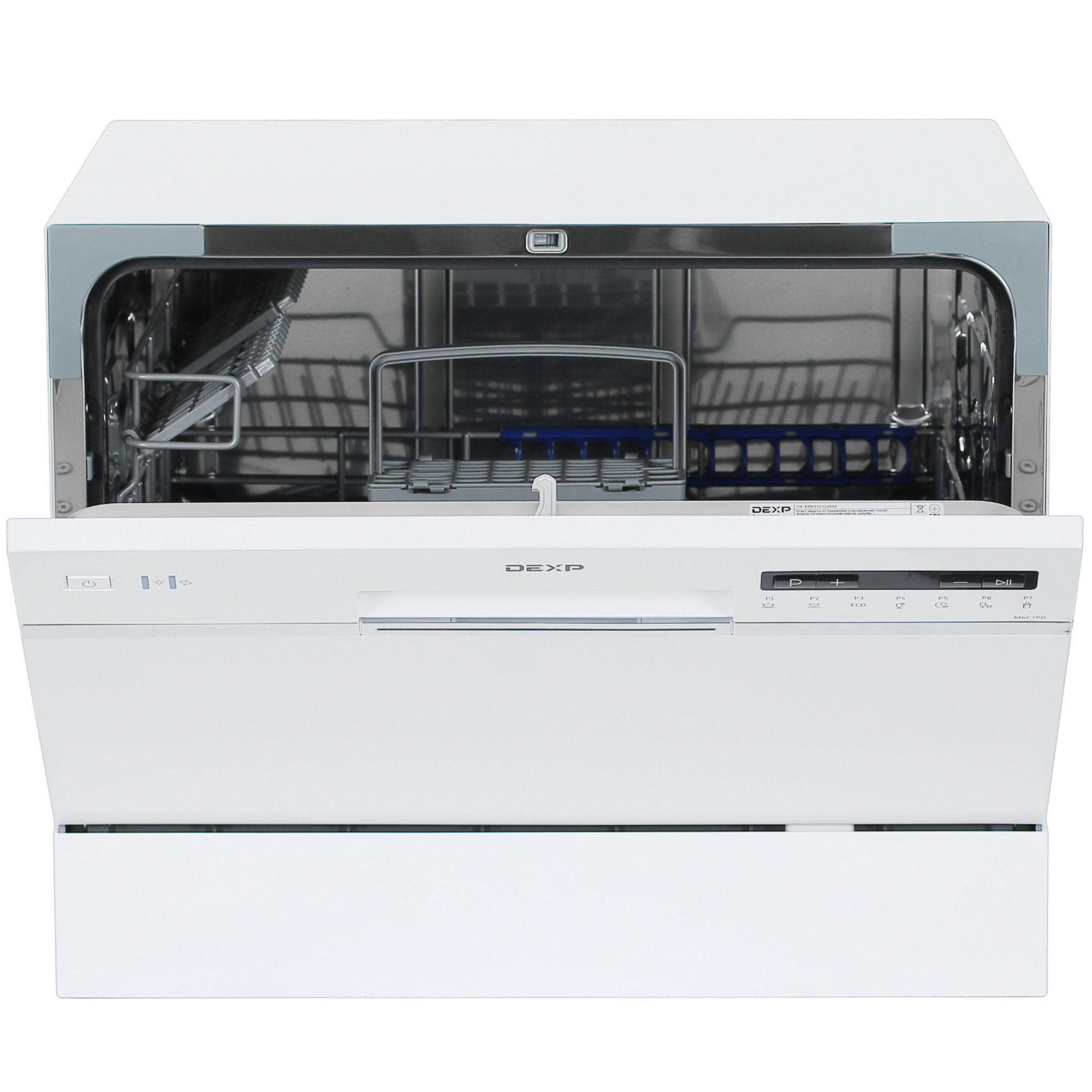 1237166 Посудомоечная машина DEXP M6C7PD белый STDN-0112553