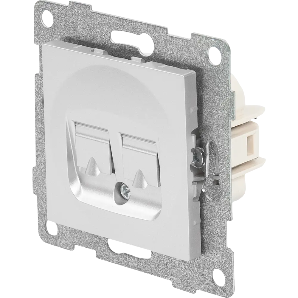 Розетка компьютерная GUSI Electric для интернета и телефона 83864431 Ugra STLM-0045213