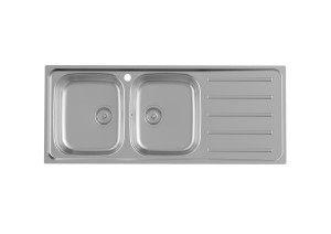 A873121A01 Мойка из нержавеющей стали с одной чашей и сливом справа ROCA Victoria