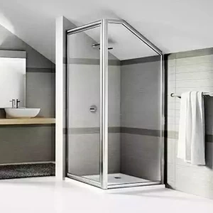 Novellini. Боковая панель 102 см F SPECIAL 4 с серебристым профилем STAR