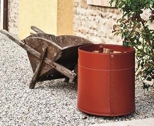 LIMAC design FIRESTYLE Подставка для дров из регенерированной кожи  Plgi47cc  - Вид №7