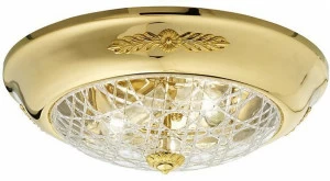 Possoni Illuminazione Потолочный светильник из чистого золота с кристаллами Giotto 1898/plp-c