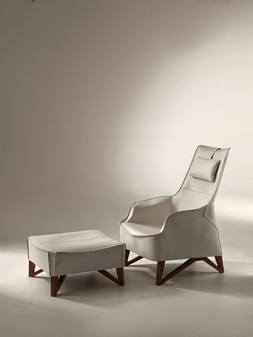 Giorgetti Кожаное кресло с подголовником Mobius sun-id-1455860 - Вид №6