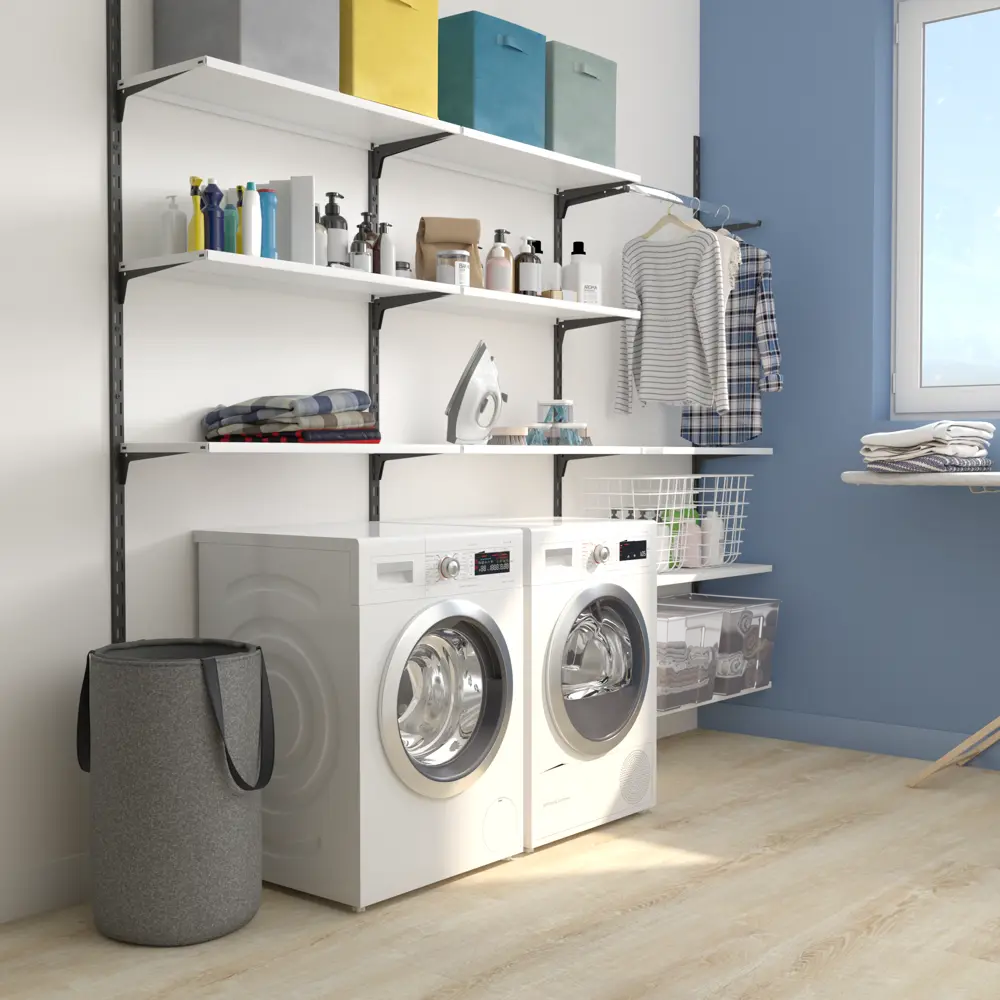 Кронштейн для штанги Spaceo цвет белый STLM-2130241 - Вид №23