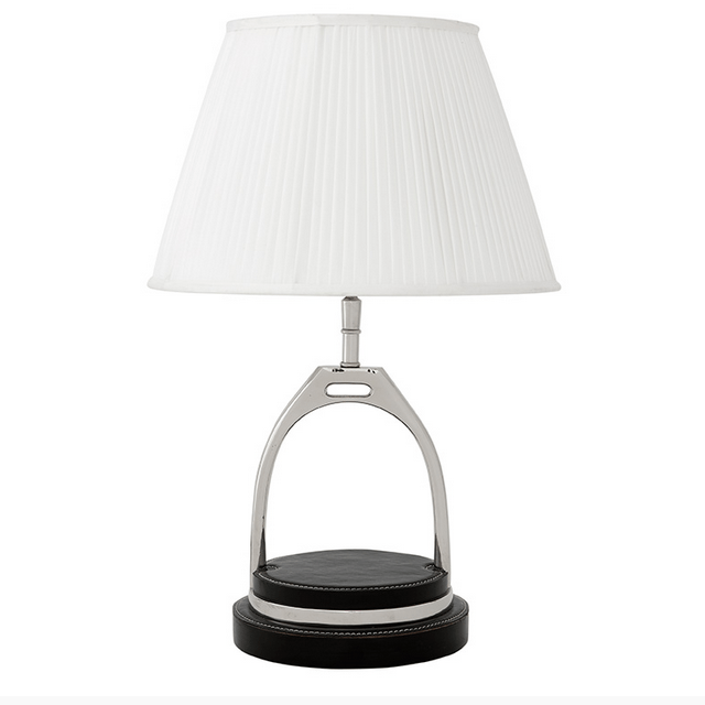 Настольная лампа Princeton от Eichholtz 107172 EICHHOLTZ КЛАССИЧЕСКИЕ 061888 Белый;хром  - Вид №1