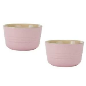 Набор рамекинов Le Creuset, каменная керамика, 2 шт., розовый