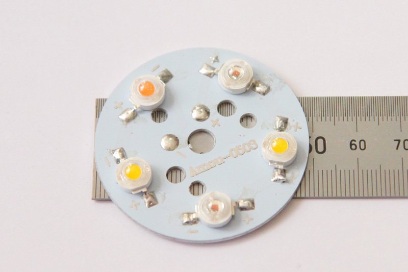 1402 Модуль 5x3 Ватт Мультиспектр 660+2900К+ фулл спектр LAB.Space  - Вид №1