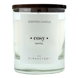 VV401SABTO Свеча ароматическая the olphactory, cosy black, Сандал 40 ч Ambientair