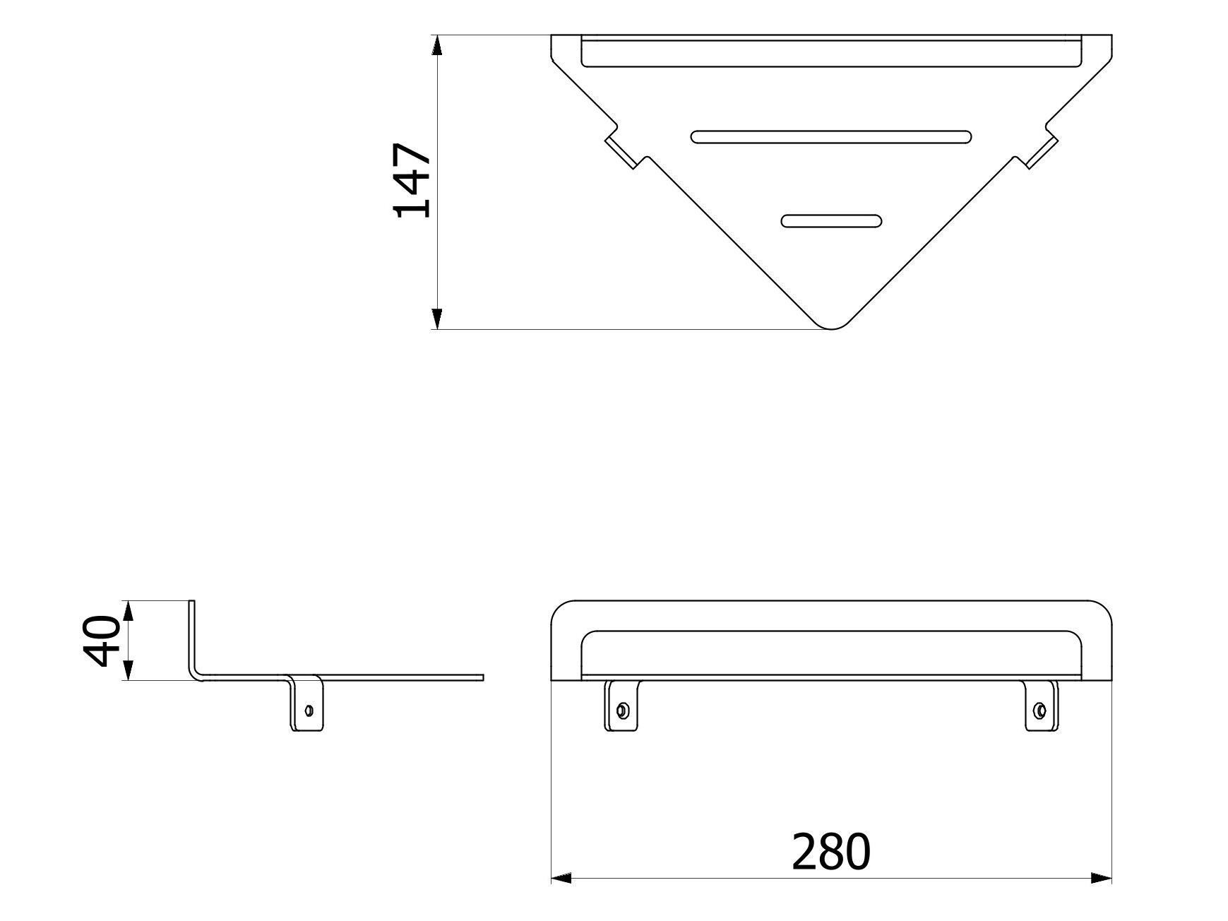 Полка для ванной IB Reflex-аксессуары ARCH-00135403 - Вид №12