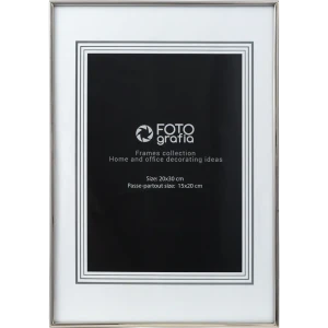 Рамка 21x30 см металл цвет серебристый 82535071 STLM-2074387
