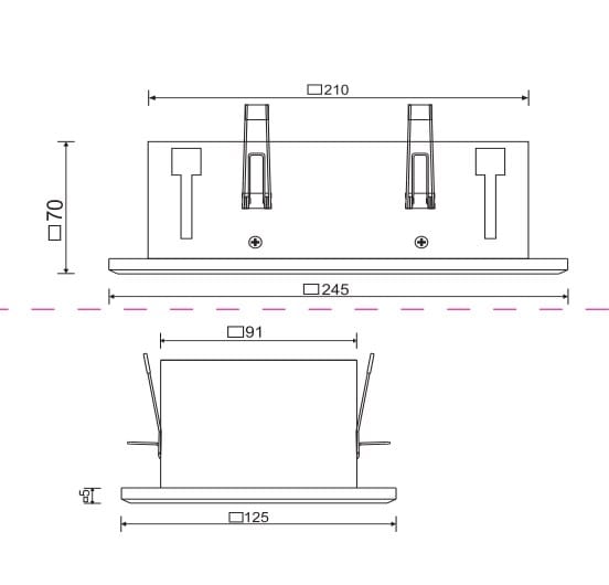 Металлический утопленный прожектор Maytoni Metal Modern ARCH-00120460 - Вид №7