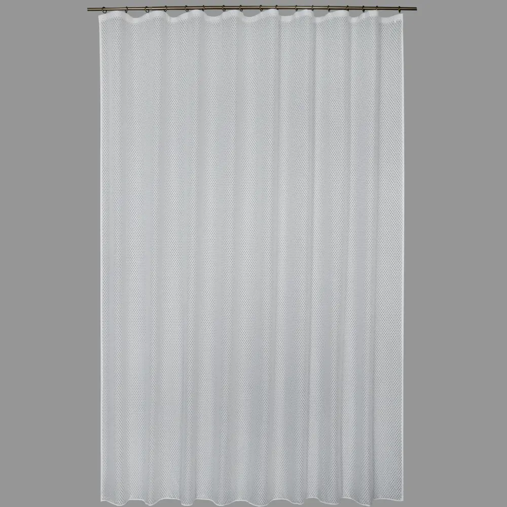 Тюль на ленте «Ромбы», 250x280 см, геометрия, цвет белый GARDEN STLM-2090363 - Вид №1