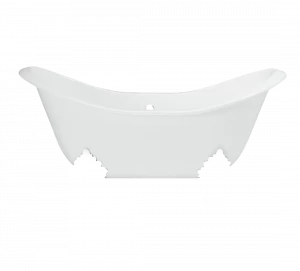 Gentry Home Bexley Cast iron bathtubs with feet White GH101419