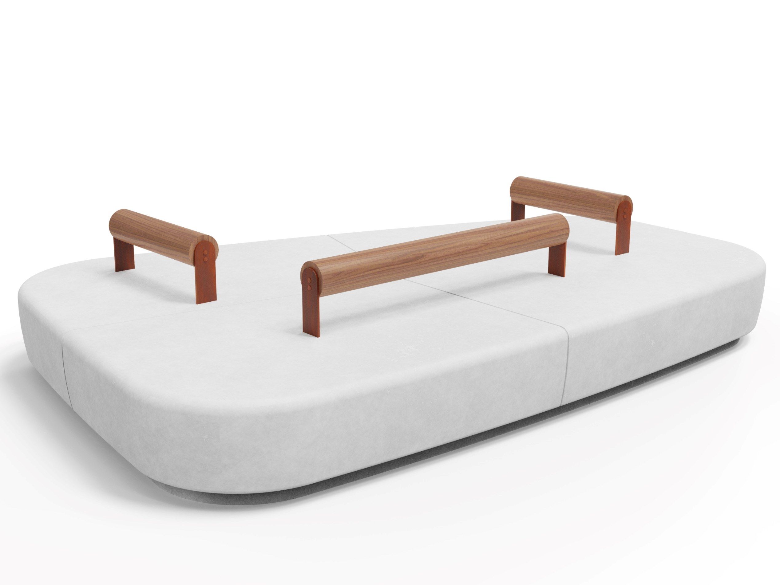 Скамья со спинкой Viscio Urban Design SASSI ARCH-00148859