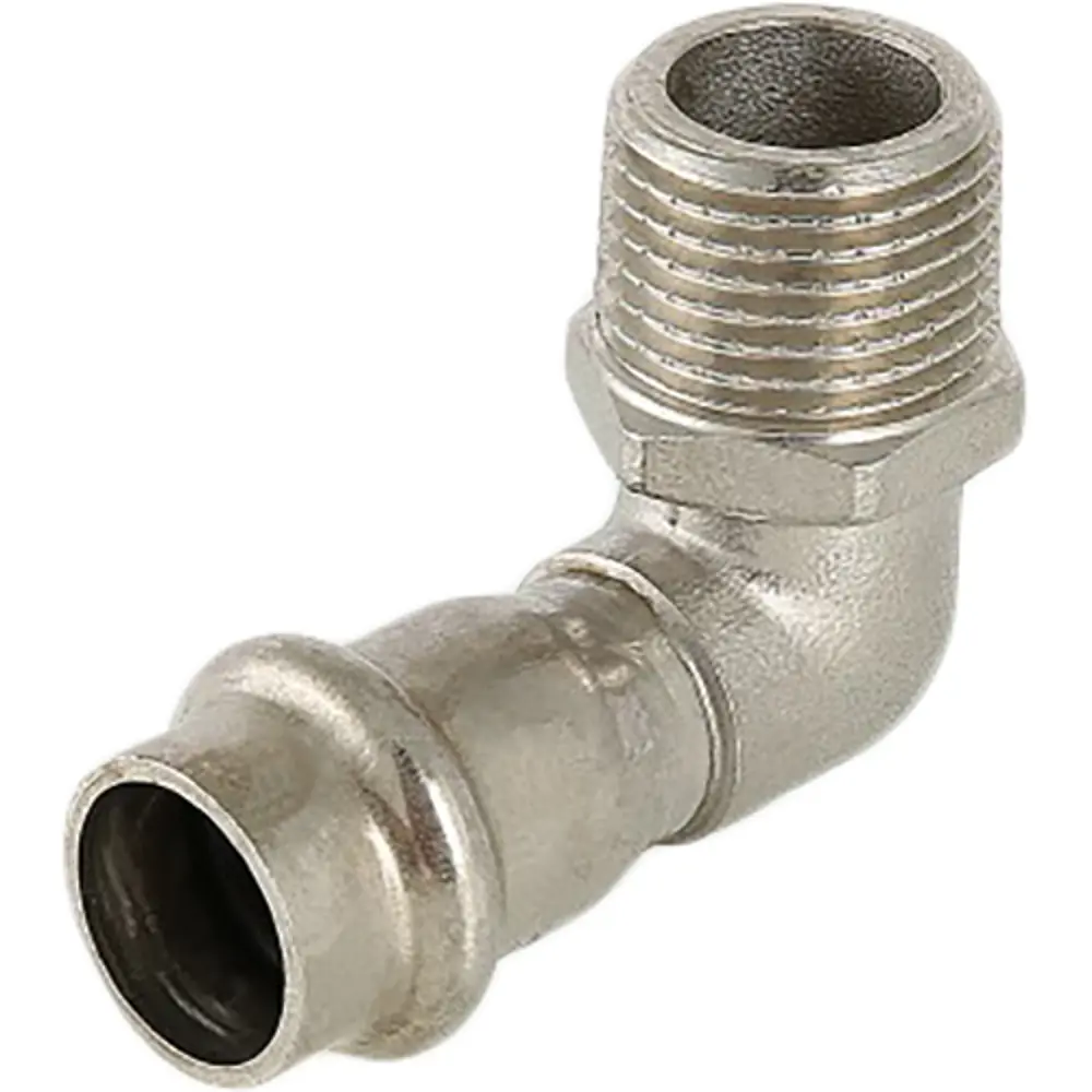 Угол комбинированный 90° Valtec 1/2"x22 мм НР нержавеющая сталь STLM-2035748 - Вид №2