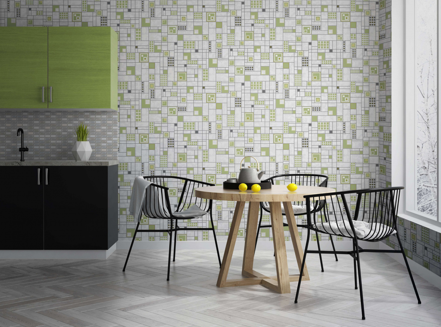 Рулон обоев основа Бумажная HC11006-12 Home Color Мин. заказ 16 рулонов HC1100612 - Вид №6