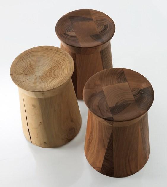 Poliform Круглый журнальный столик из массива дерева sun-id-1455217 - Вид №8