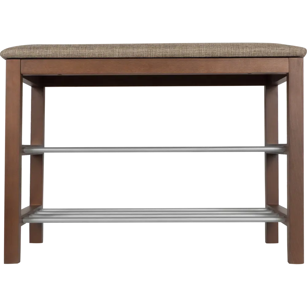 Банкетка Sheffilton SHT-B2-2 67x49 см дерево/металл цвет коричневый STLM-2179274 - Вид №4