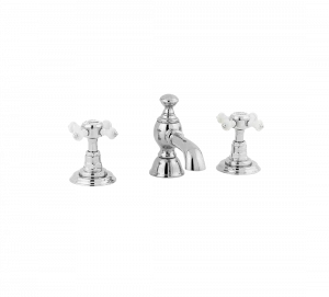 Gentry Home Смеситель для раковины от центра к центру 2 отверстия под смеситель 200 мм Chelsea Хром GH102365