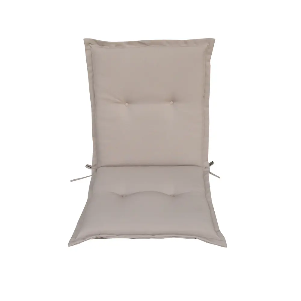 Подушка для стула серая 92х48х5 см, полиэстер NATERIAL STLM-2073929 - Вид №1